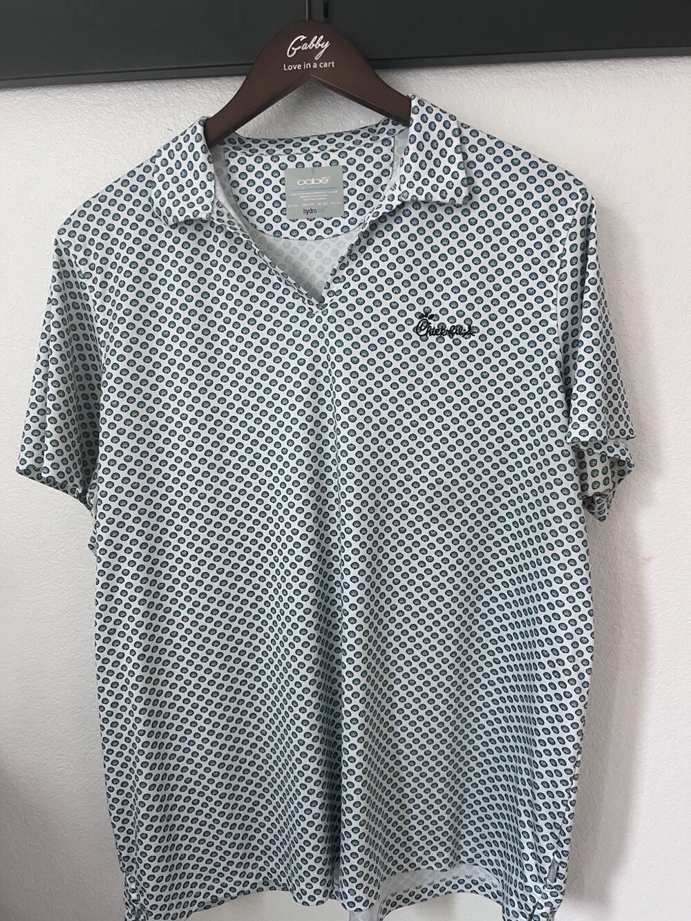 Oobe Polo Shirt Mens 2XL BLUE Chick-fil-A Team shells Soft Stretchy